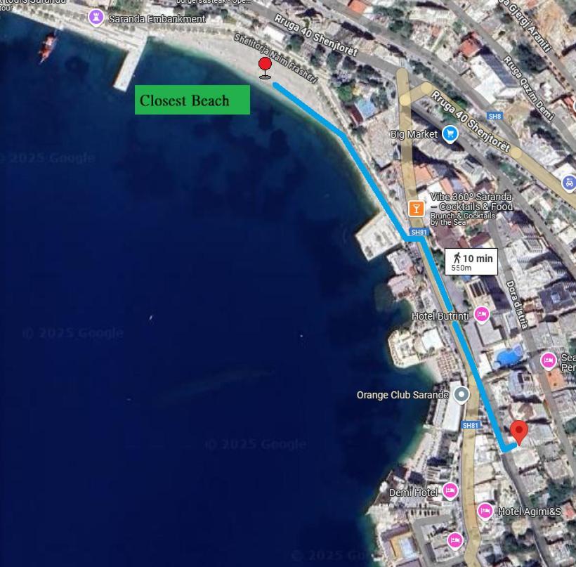 Cozy Sea View Apartment K4 Sarandë Exterior foto